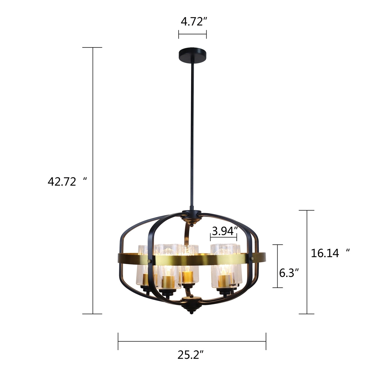 CH6R802TT24-UP5 Inverted Pendant