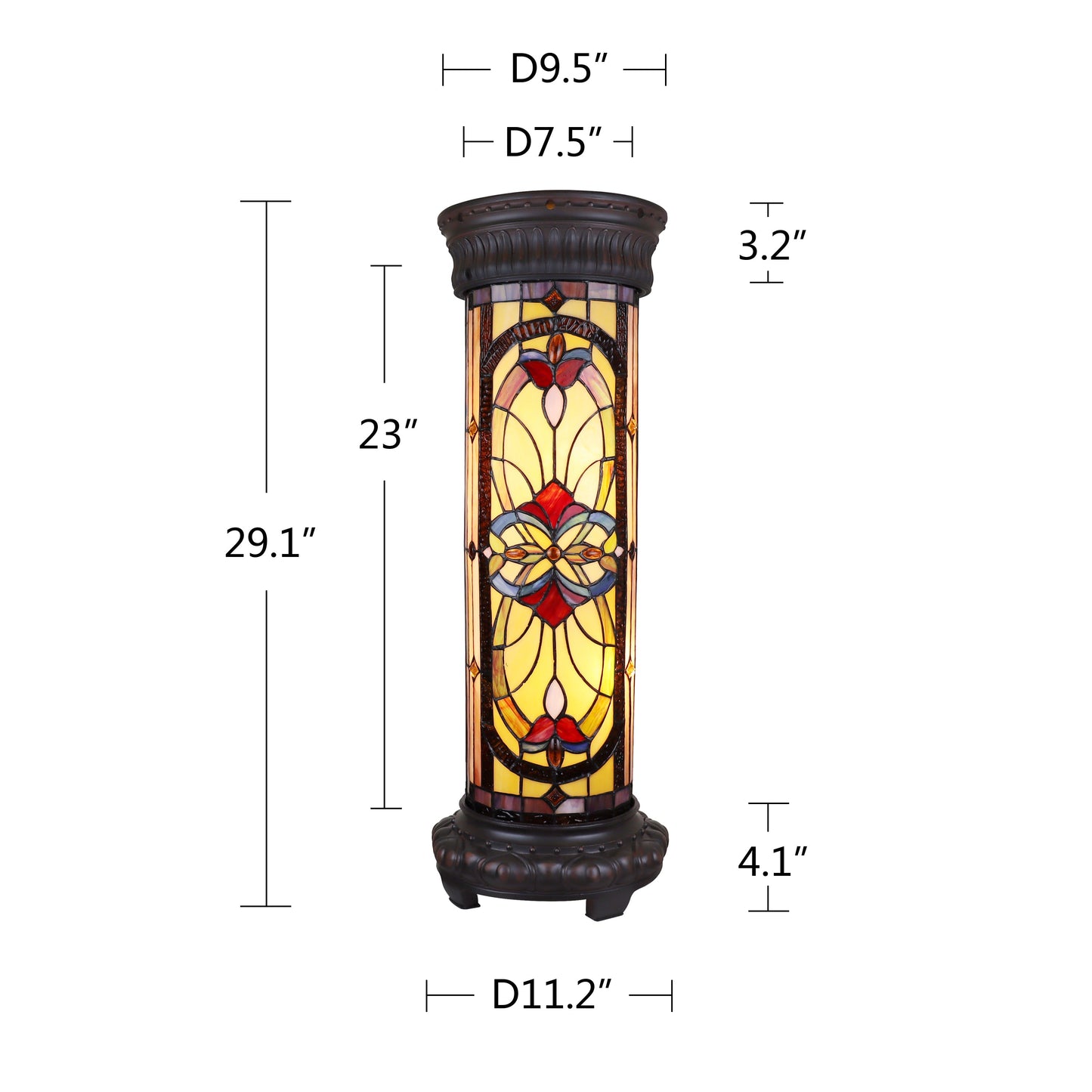 CH19187IV30-PL2 Pedestal Lighting