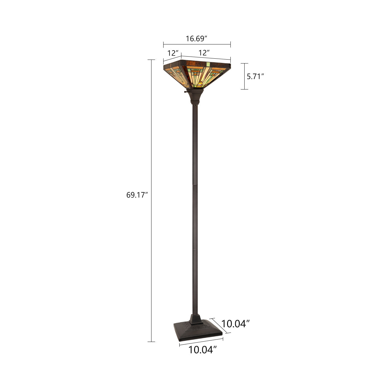 CH33359MR12-TF1 Torchiere Floor Lamp
