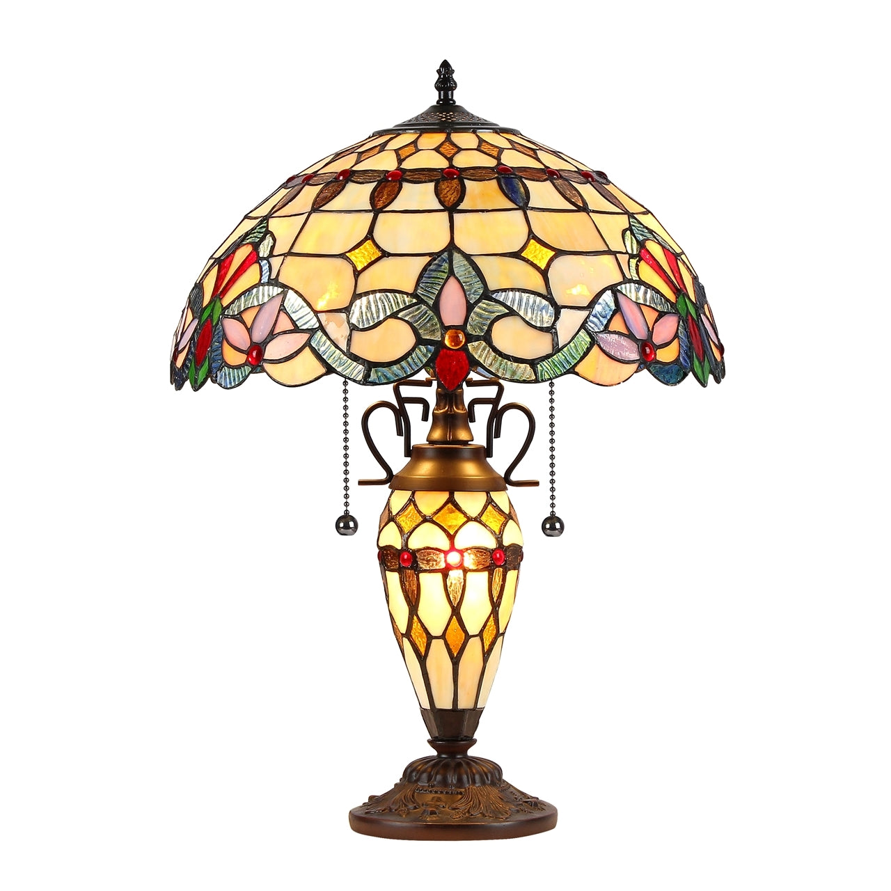 CH33313VI16-DT3 Double Lit Table Lamp