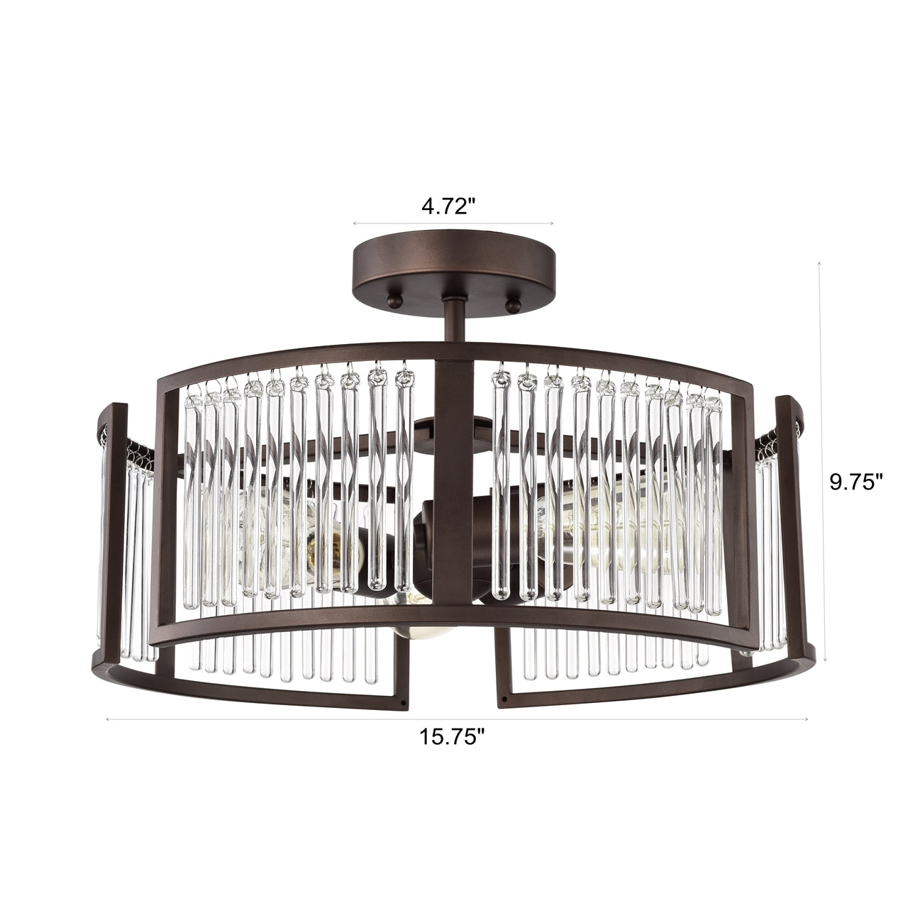 CH2R418RB16-SF3 Semi-flush Ceiling Fixture