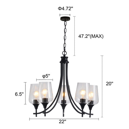 CH6S902BK21-UC5 Large Chandelier