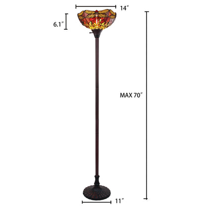 CH3T471RD14-TF1 Torchiere Floor Lamp