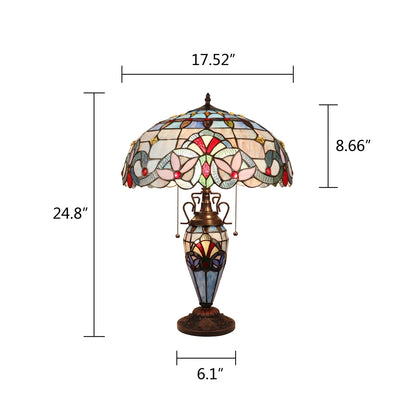 CH3T381VB18-DT3 Double Lit Table Lamp