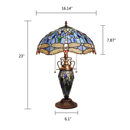 CH3T524BD16-DT3 Double Lit Table Lamp