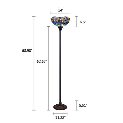 CH3T524BD14-TF1 Torchiere Floor Lamp