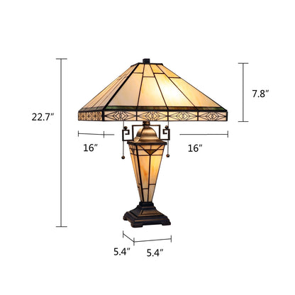 CH3T318IM16-DT3 Double-Lit Table Lamp