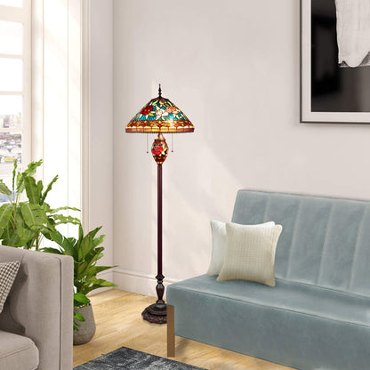 CH11309FR18-DF3 Roses Floor Lamp