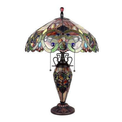 CH18648SV18-DT3 Double Lit Table Lamp