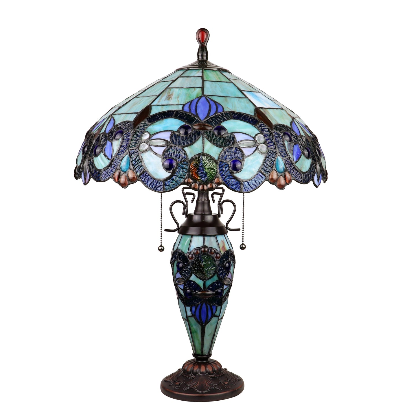 CH18648TV18-DT3 Double Lit Table Lamp