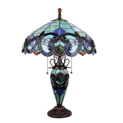 CH18648TV18-DT3 Double Lit Table Lamp