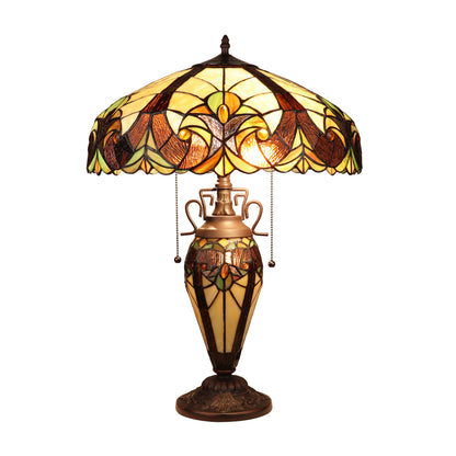 CH18780VI18-DT3 Double Lit Table Lamp