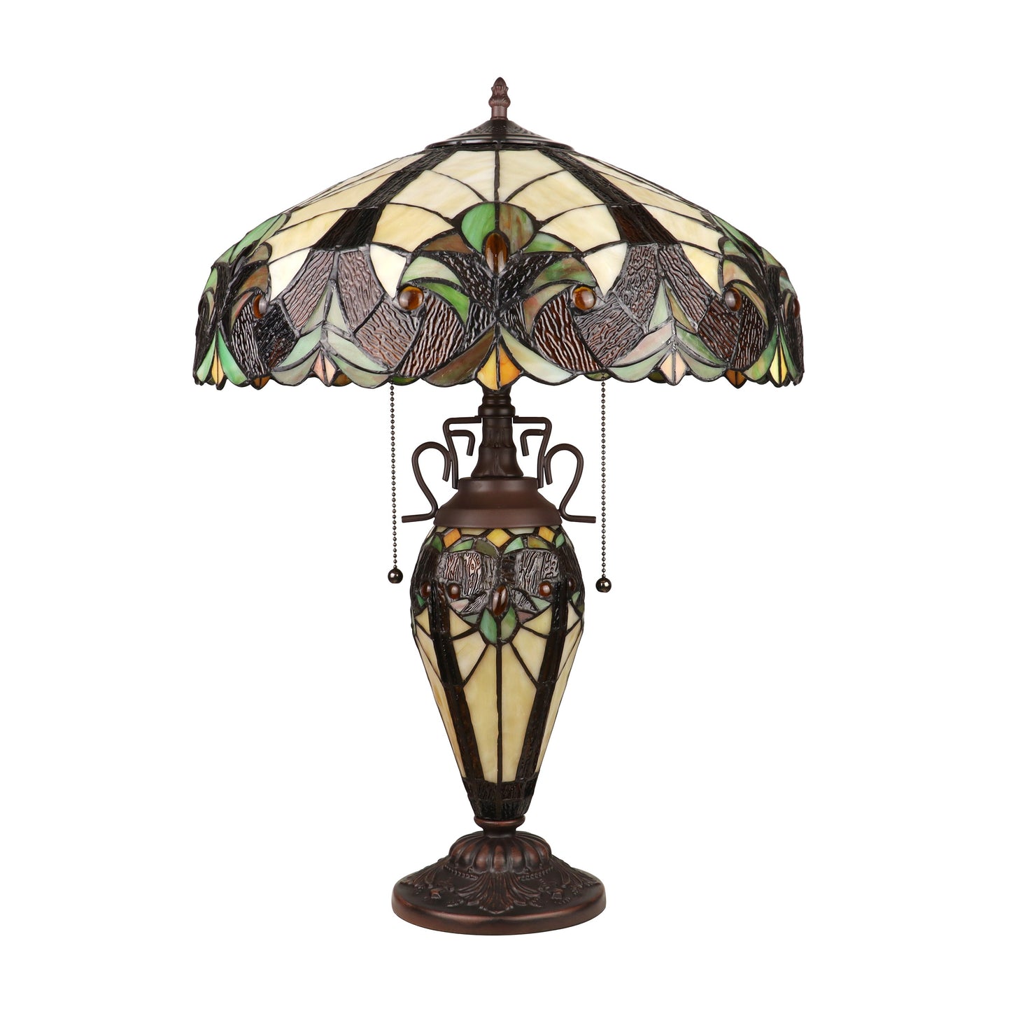 CH18780VI18-DT3 Double Lit Table Lamp