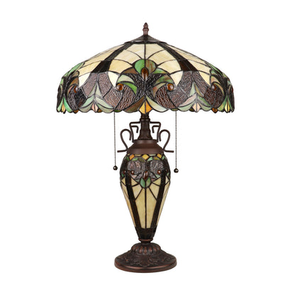 CH18780VI18-DT3 Double Lit Table Lamp