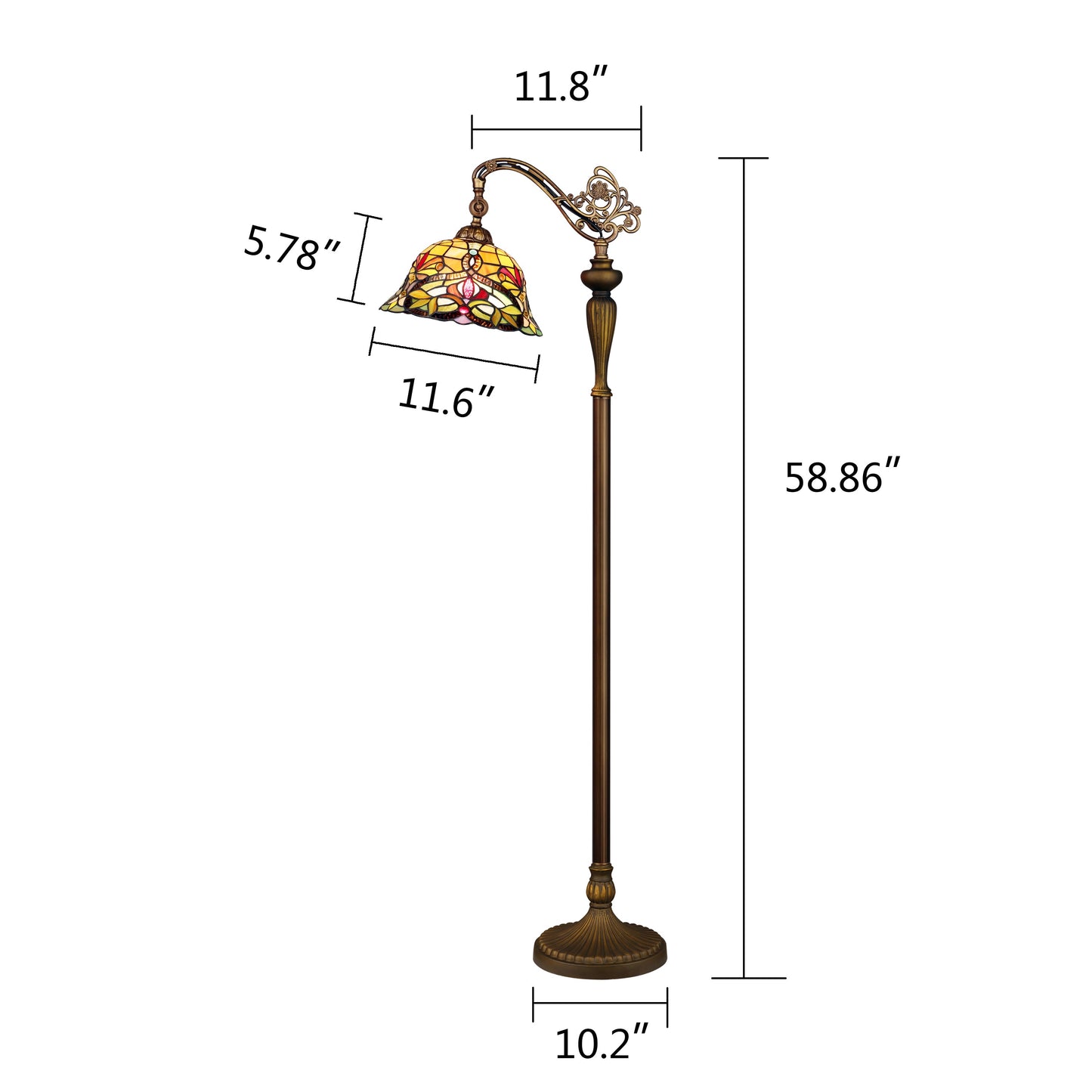 CH33389VR12-RF1 Reading Floor Lamp