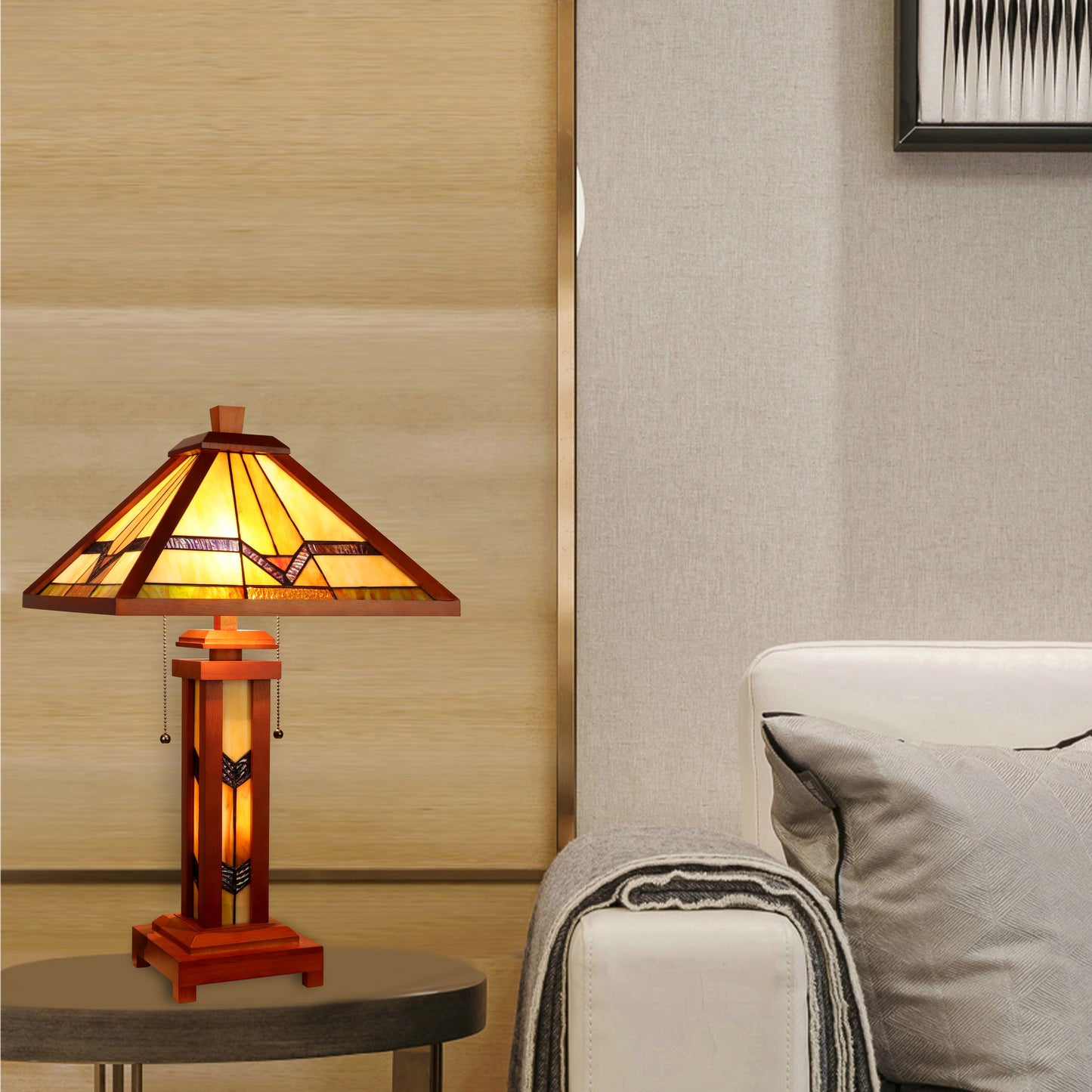 CH33430WM15-DT3 Double Lit Table Lamp