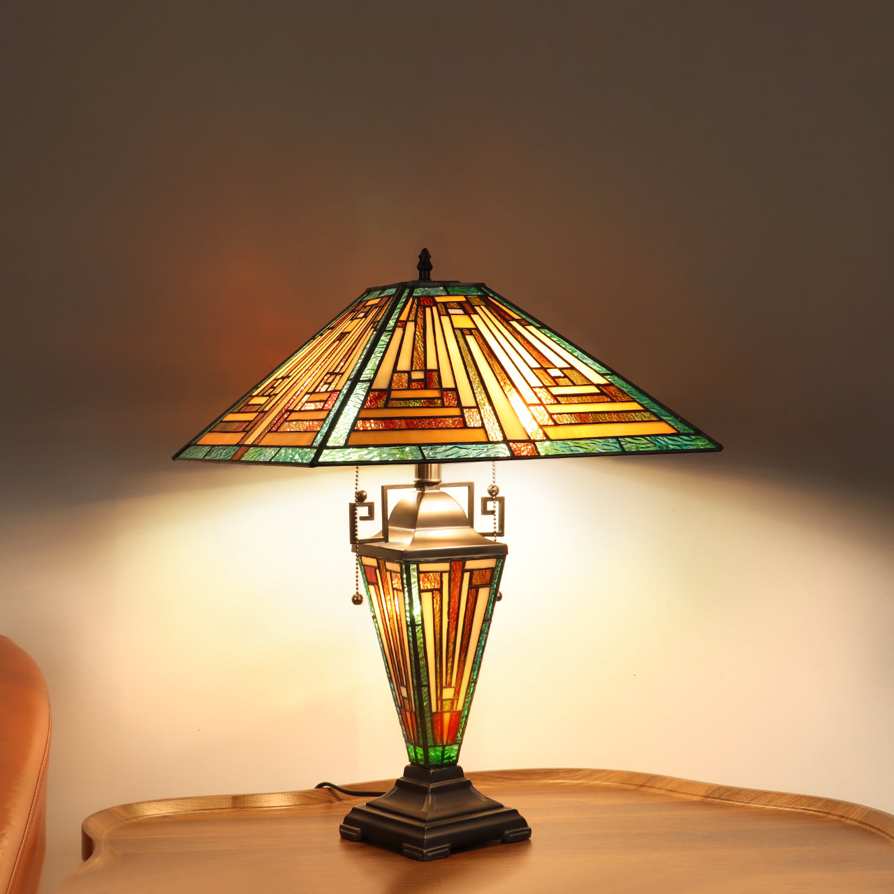 CH3T118GM16-DT3 Double Lit Table Lamp