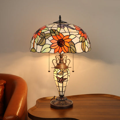 CH3T617OF16-DT3 Double Lit Table Lamp
