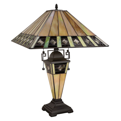 CH3T993MA16-DT3 Double Lit Table Lamp